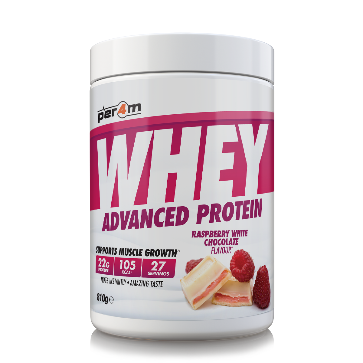 Whey Protein Raspberry White Chocolate