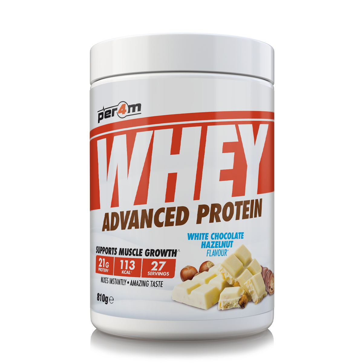 Whey Protein White Chocolate Hazelnut
