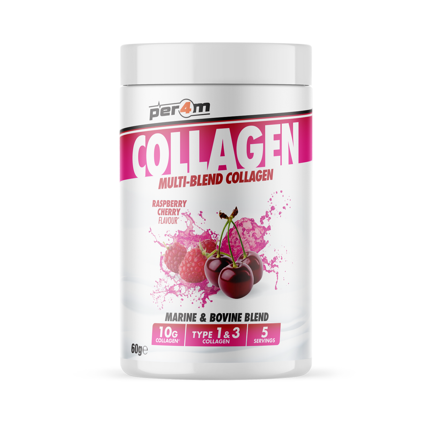 Multi-Blend Collagen Raspberry Cherry