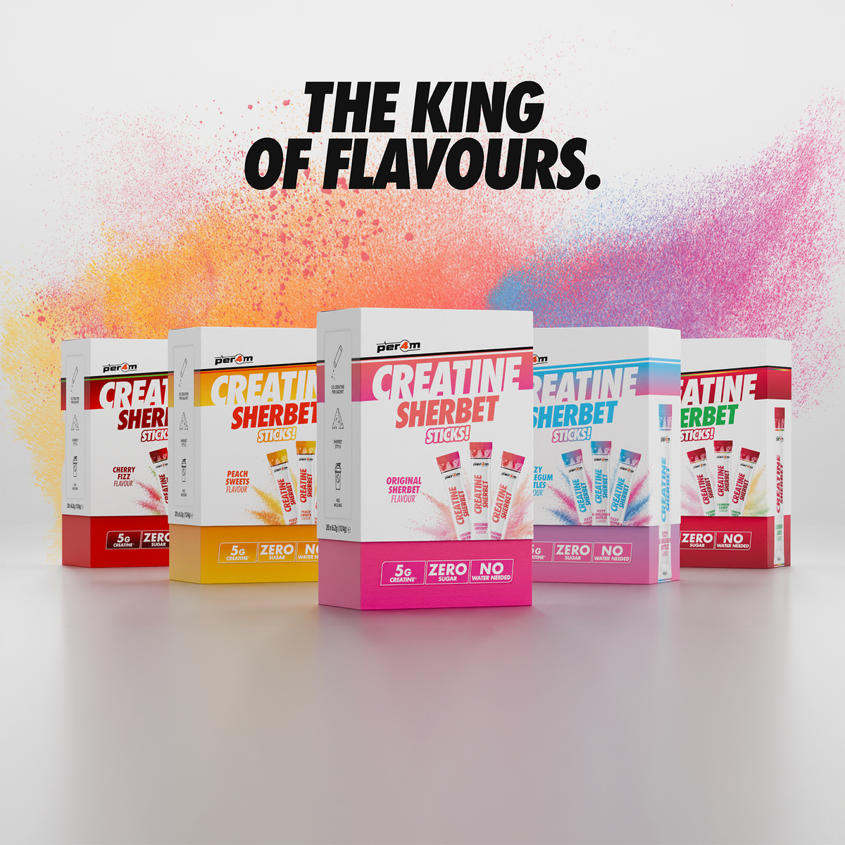 Creatine Sherbet Stick Packs