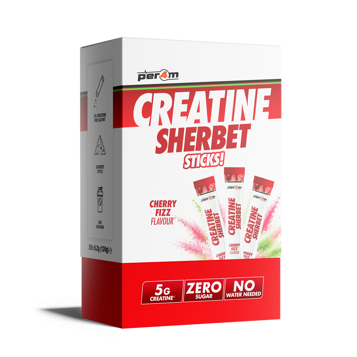 Creatine Sherbet Stick Packs