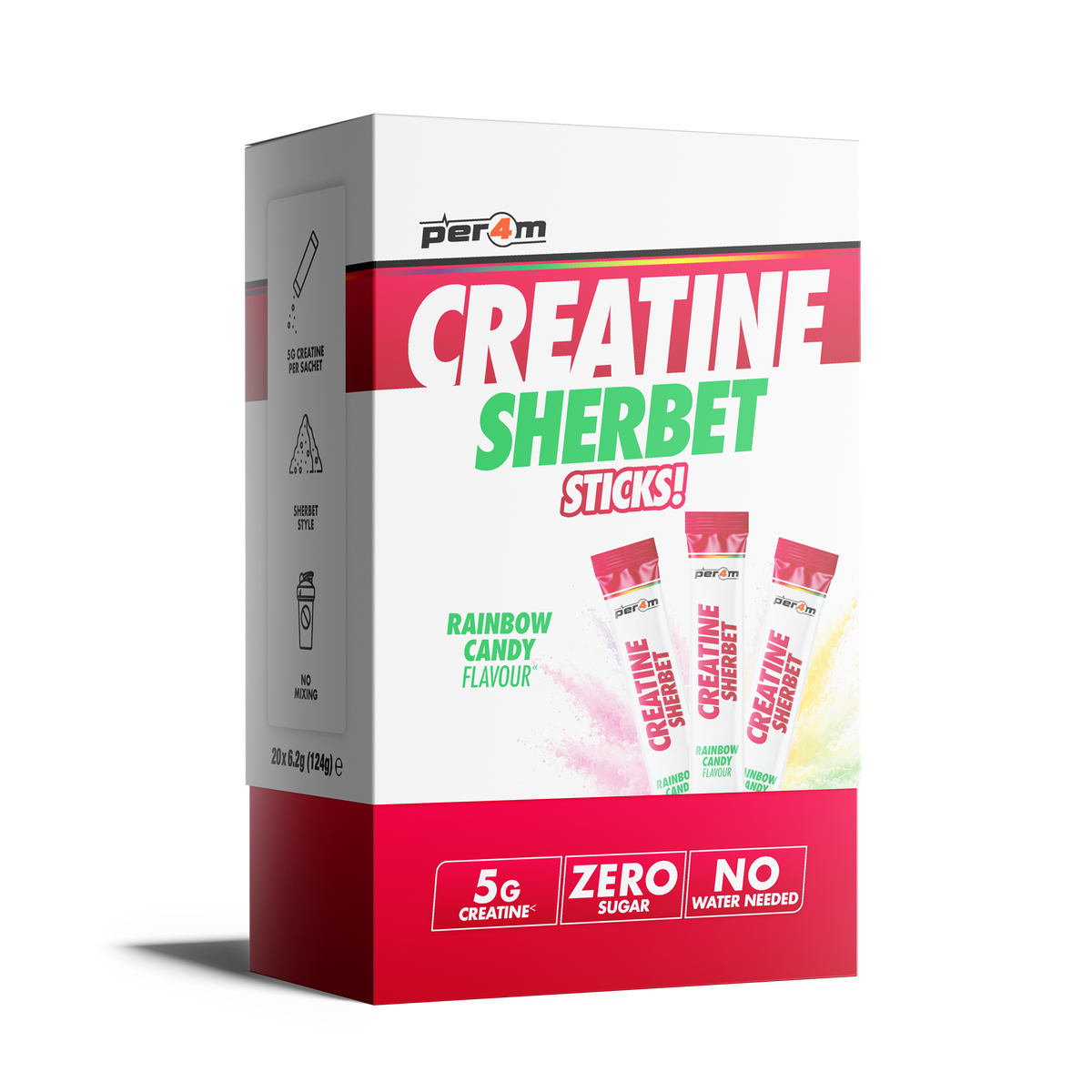Creatine Sherbet Stick Packs