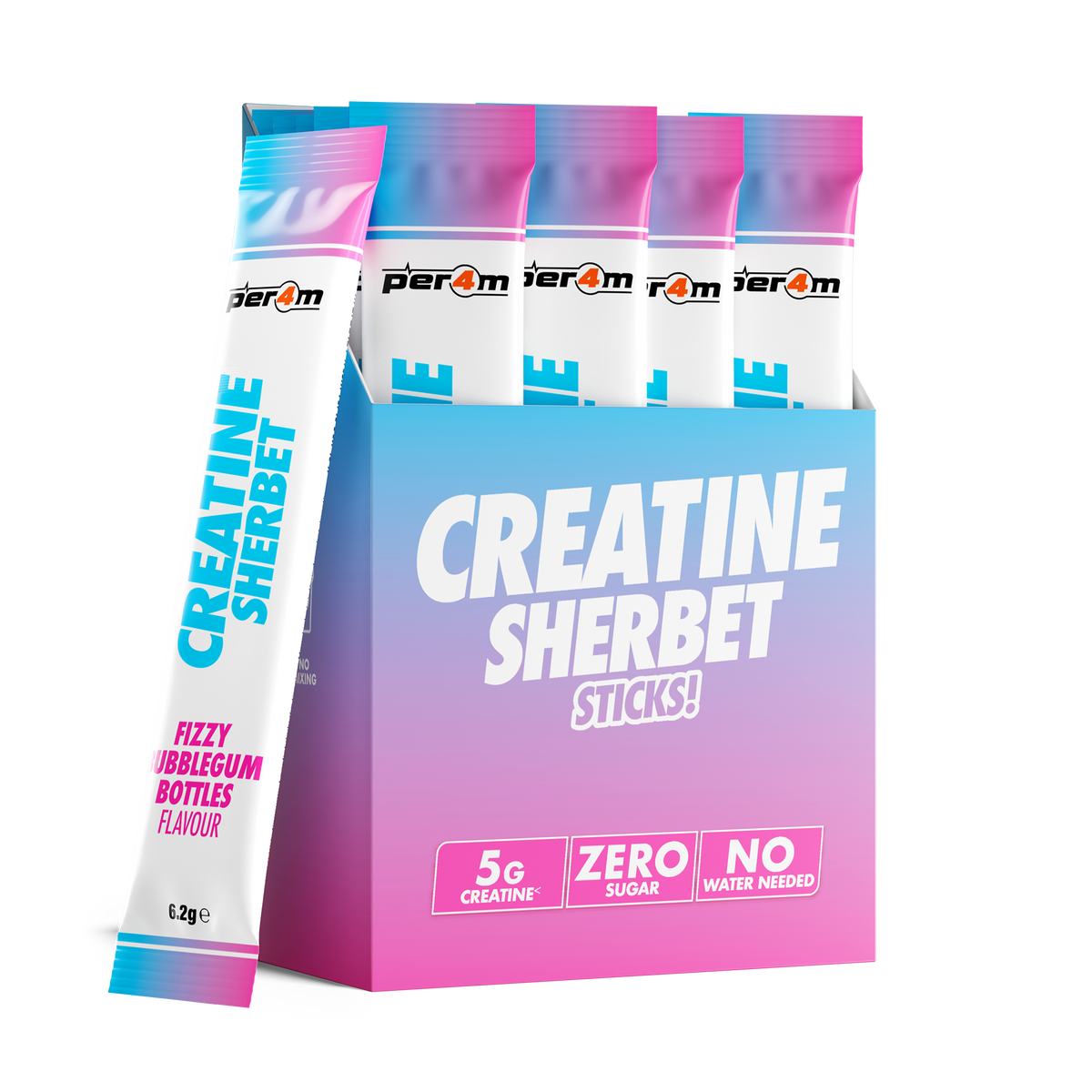 Creatine Sherbet Stick Packs