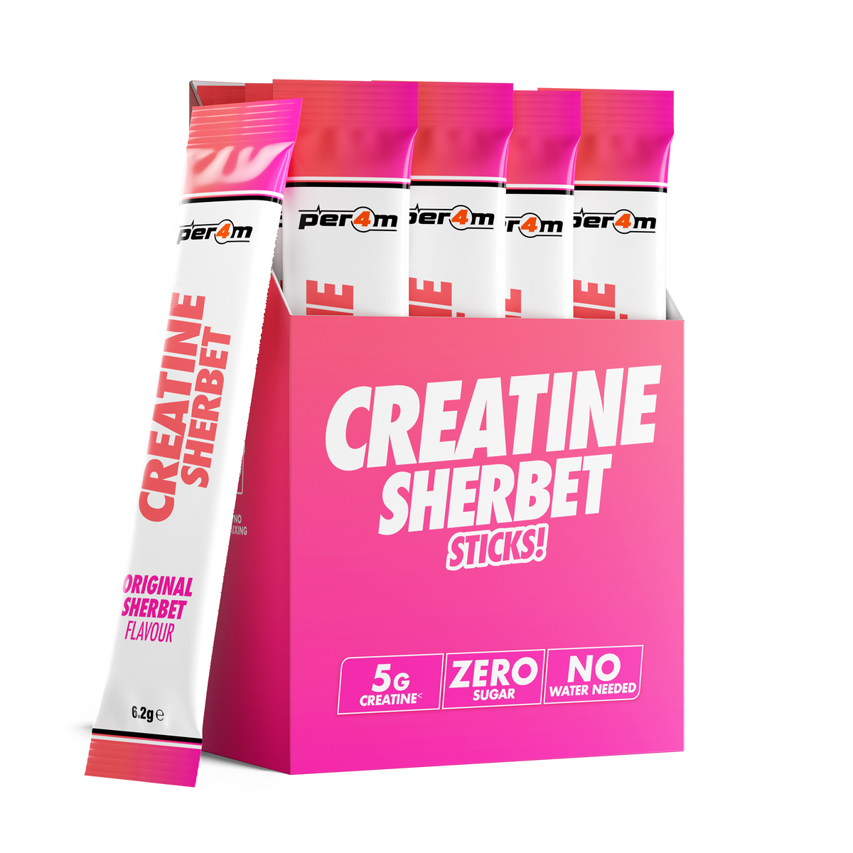 Creatine Sherbet Stick Packs