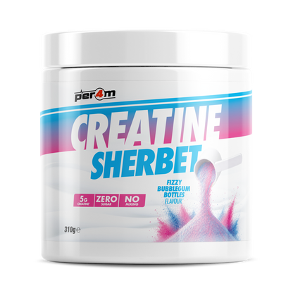 Creatine Sherbet Fizzy Bubblegum Bottles