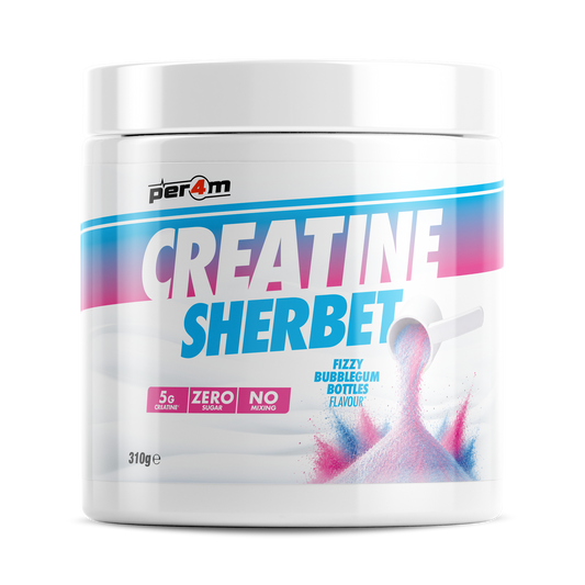 Creatine Sherbet Fizzy Bubblegum Bottles