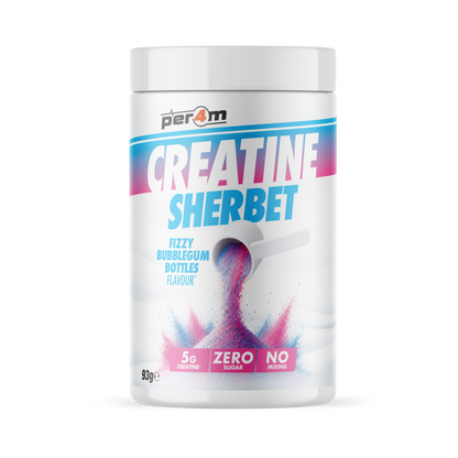 Creatine Sherbet Fizzy Bubblegum Bottles