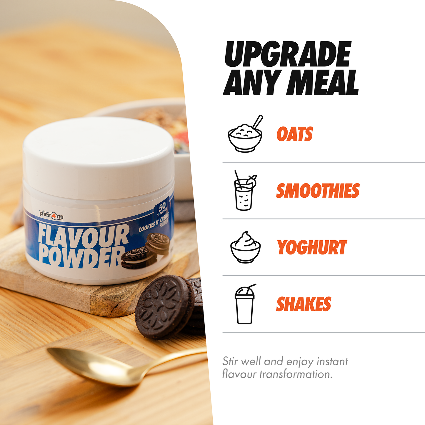 Flavour Powder Cookies & Cream