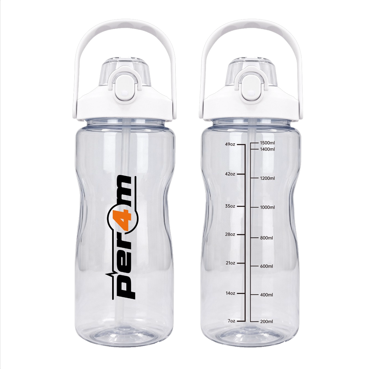 Bottle Jug with Straw