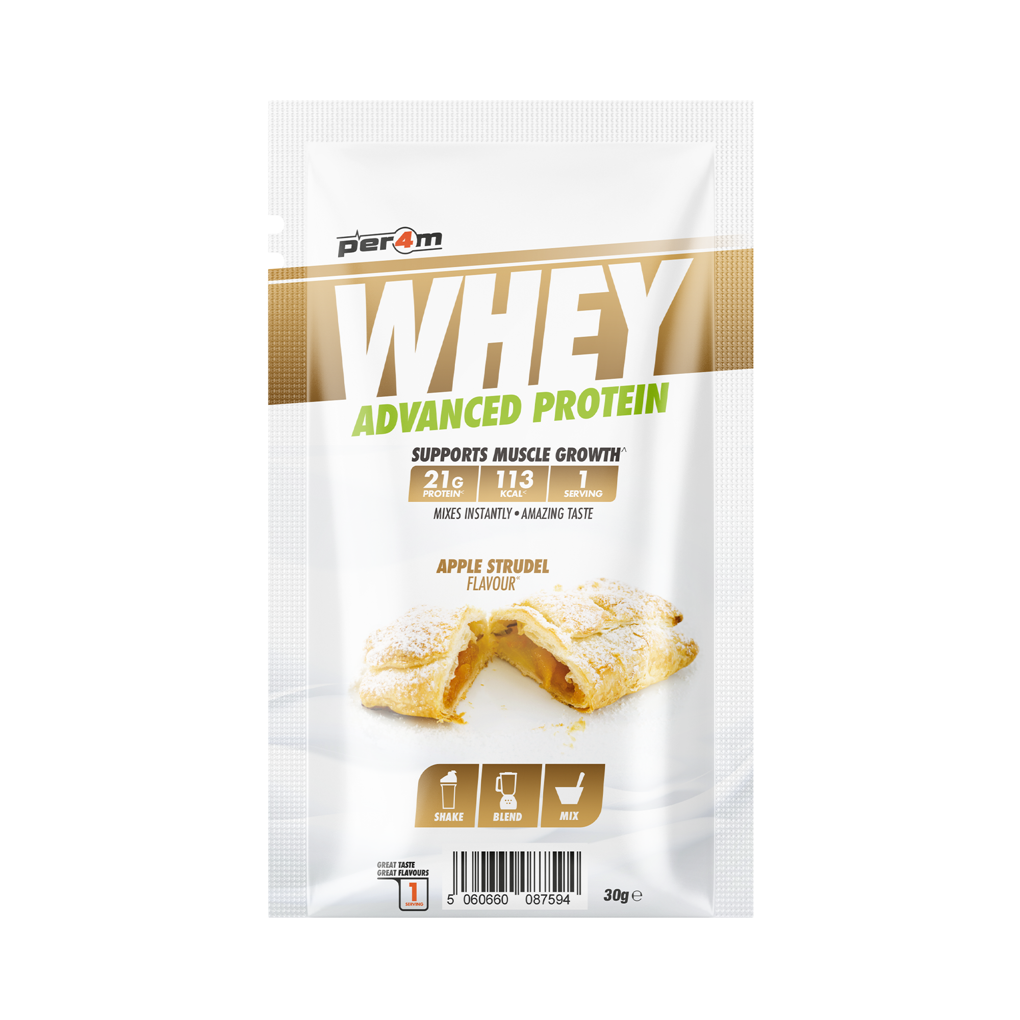 Whey Protein Sample Sachets | Per4m – Per4m Nutrition