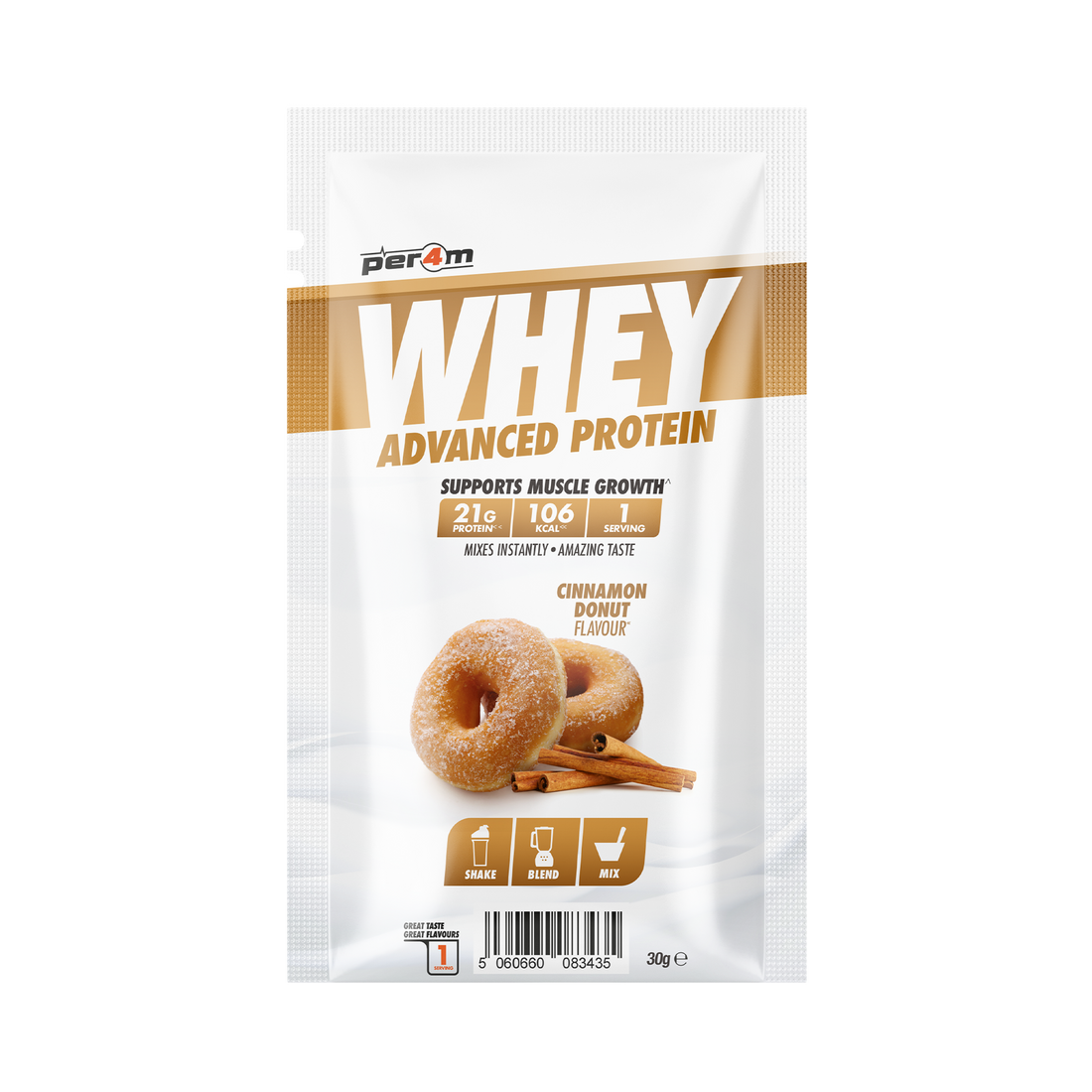 Whey Protein Sample Sachets | Per4m – Per4m Nutrition