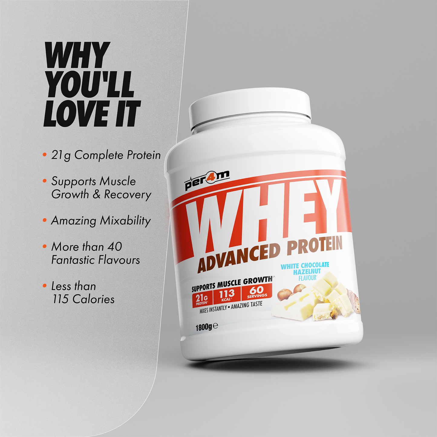 Whey Protein White Chocolate