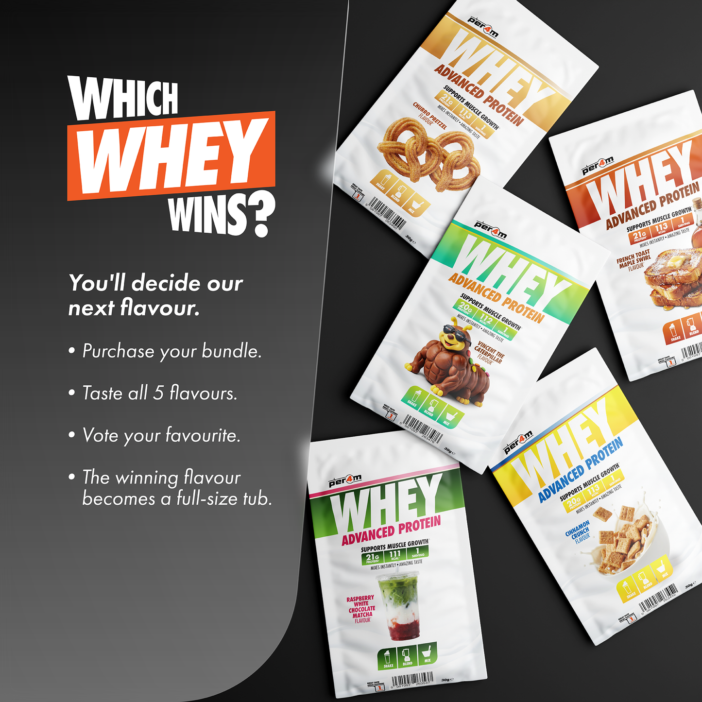 The 'Which Whey Wins' New Flavour Bundle (Limited Edition)