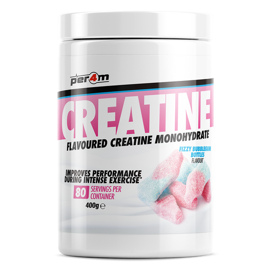 Per4m Flavoured Creatine Fizzy Bubblegum Bottles