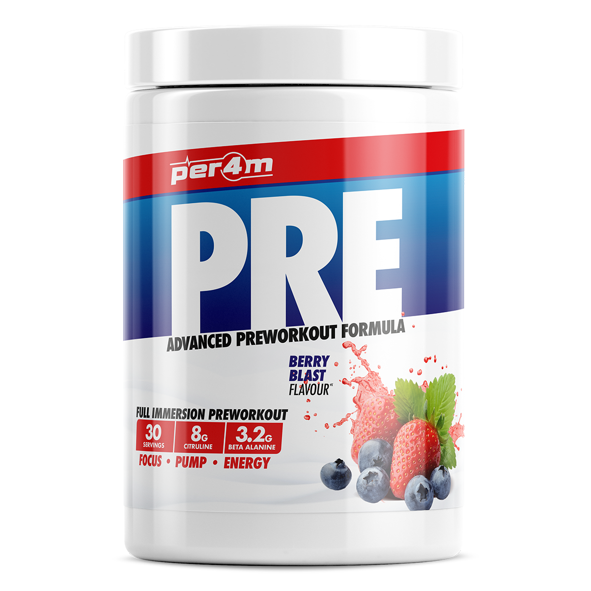 🎁 PER4M Pre Workout Stim Berry Blast (100% off)