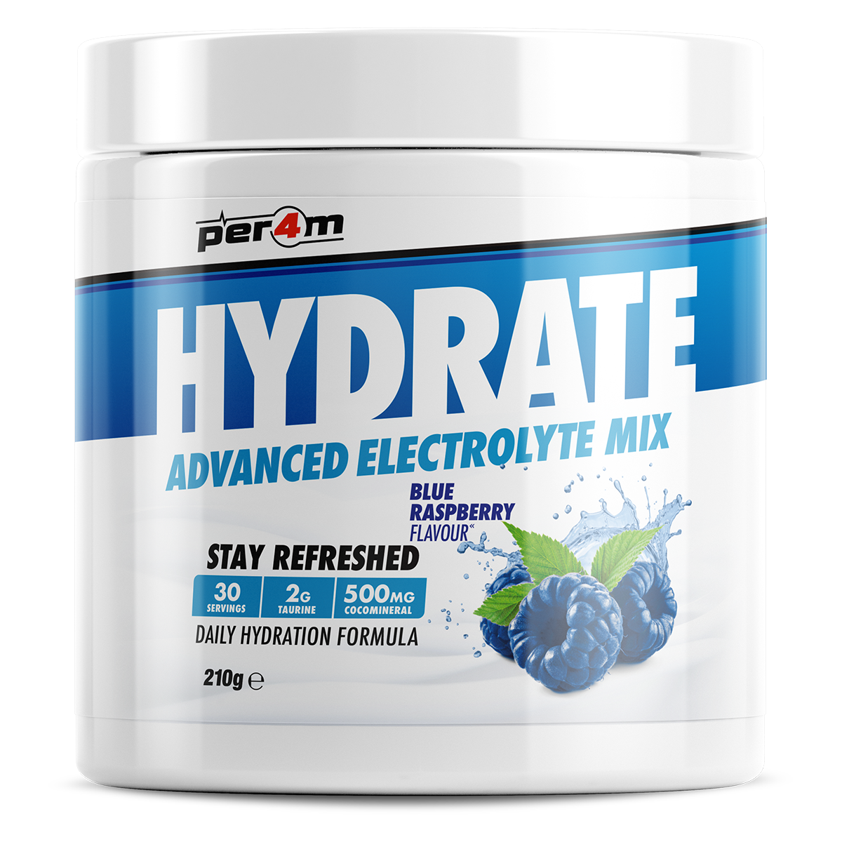 PER4M Hydrate Electrolyte Mix Blue Raspberry