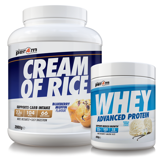 PER4M Cream Of Rice Blueberry Muffin (Free Whey 450g with 2kg CoR*)