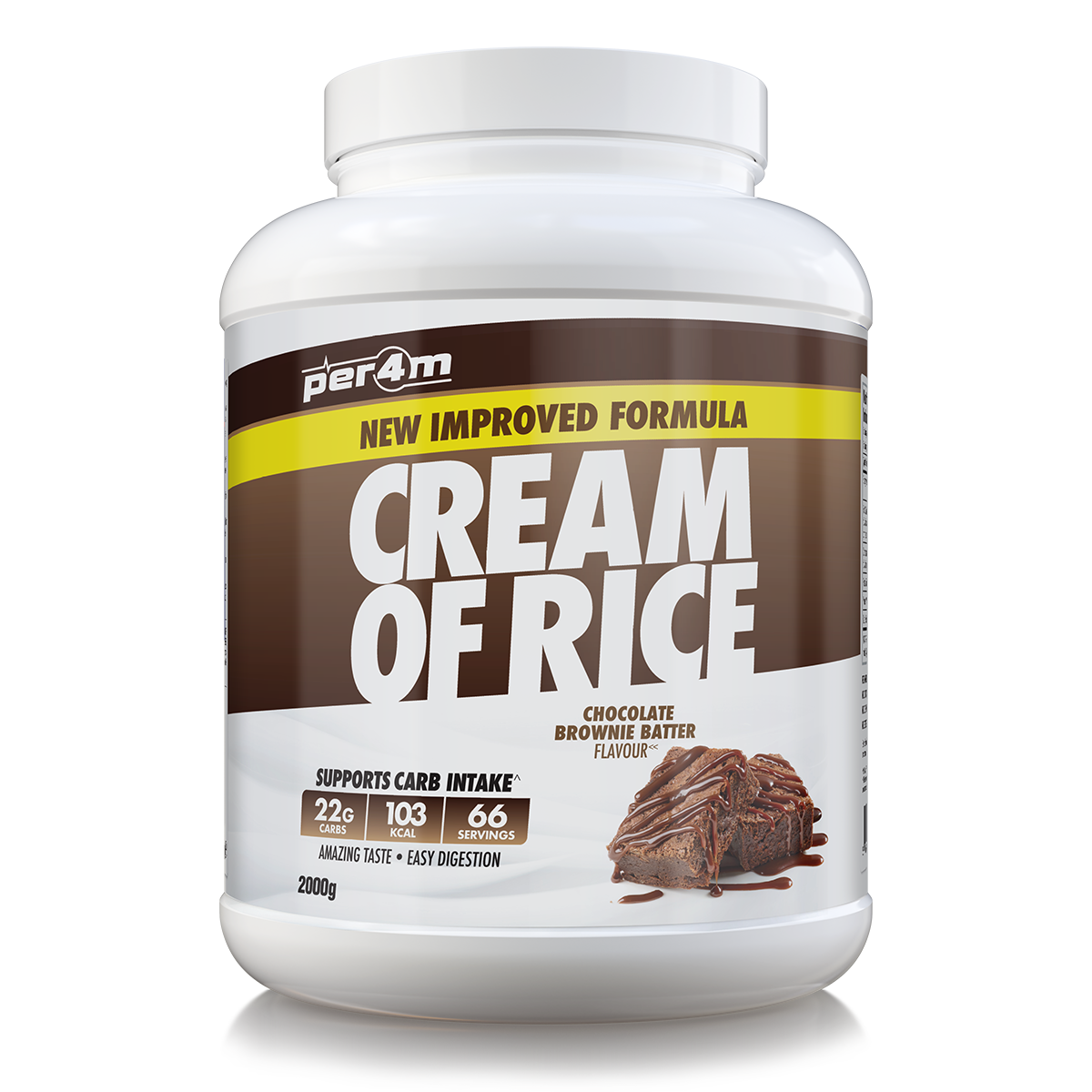 PER4M Cream Of Rice Chocolate Brownie Batter (New Formula)