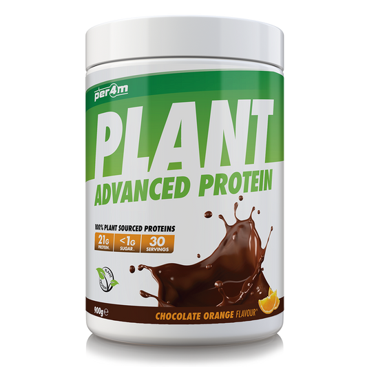 900g tub of Chocolate Orange Per4m Plant Advanced Protein