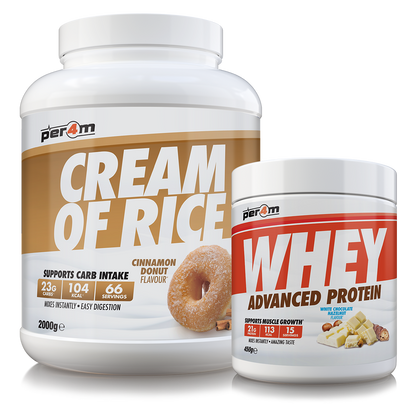 PER4M Cream Of Rice Cinnamon Donut (Free Whey 450g with 2kg CoR*)