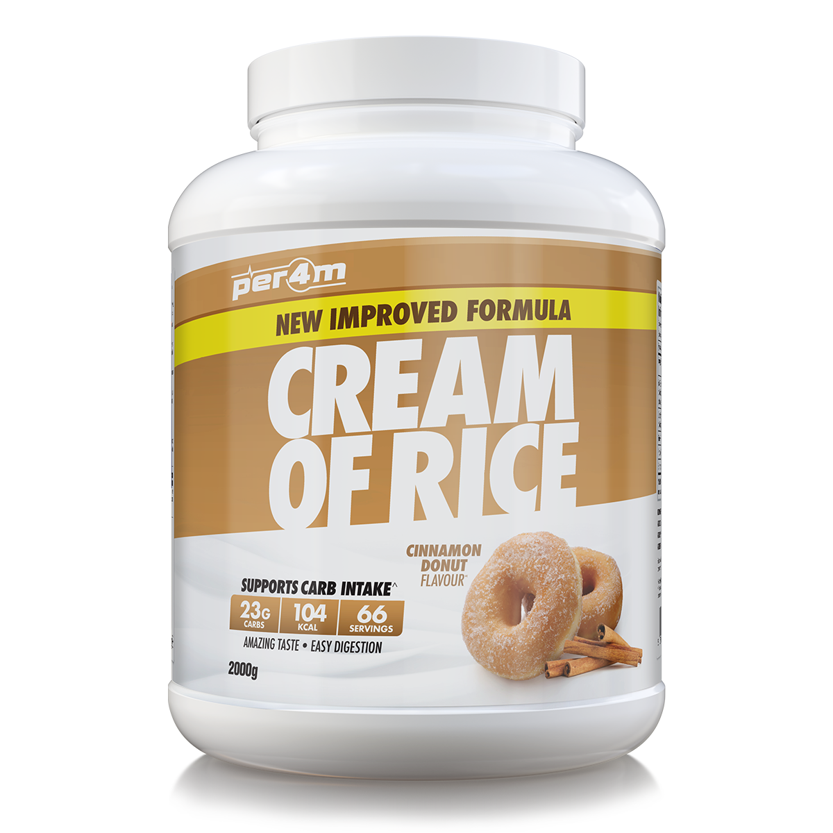 PER4M Cream Of Rice Cinnamon Donut (New Formula)