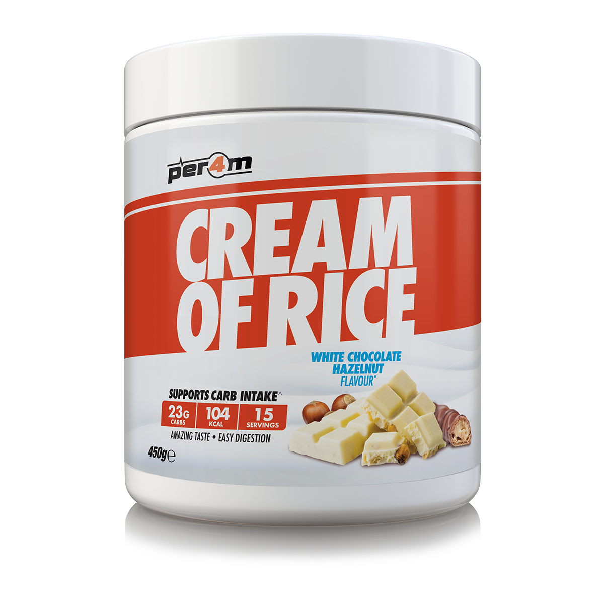 PER4M Cream Of Rice White Chocolate Hazelnut (New Formula)