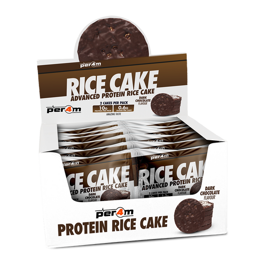 Per4m Dark Chocolate Rice Cakes Twin Packs (Box of 12)