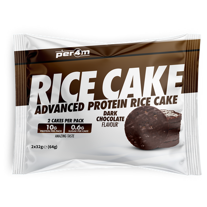 Per4m Dark Chocolate Rice Cakes Twin Packs (Box of 12)