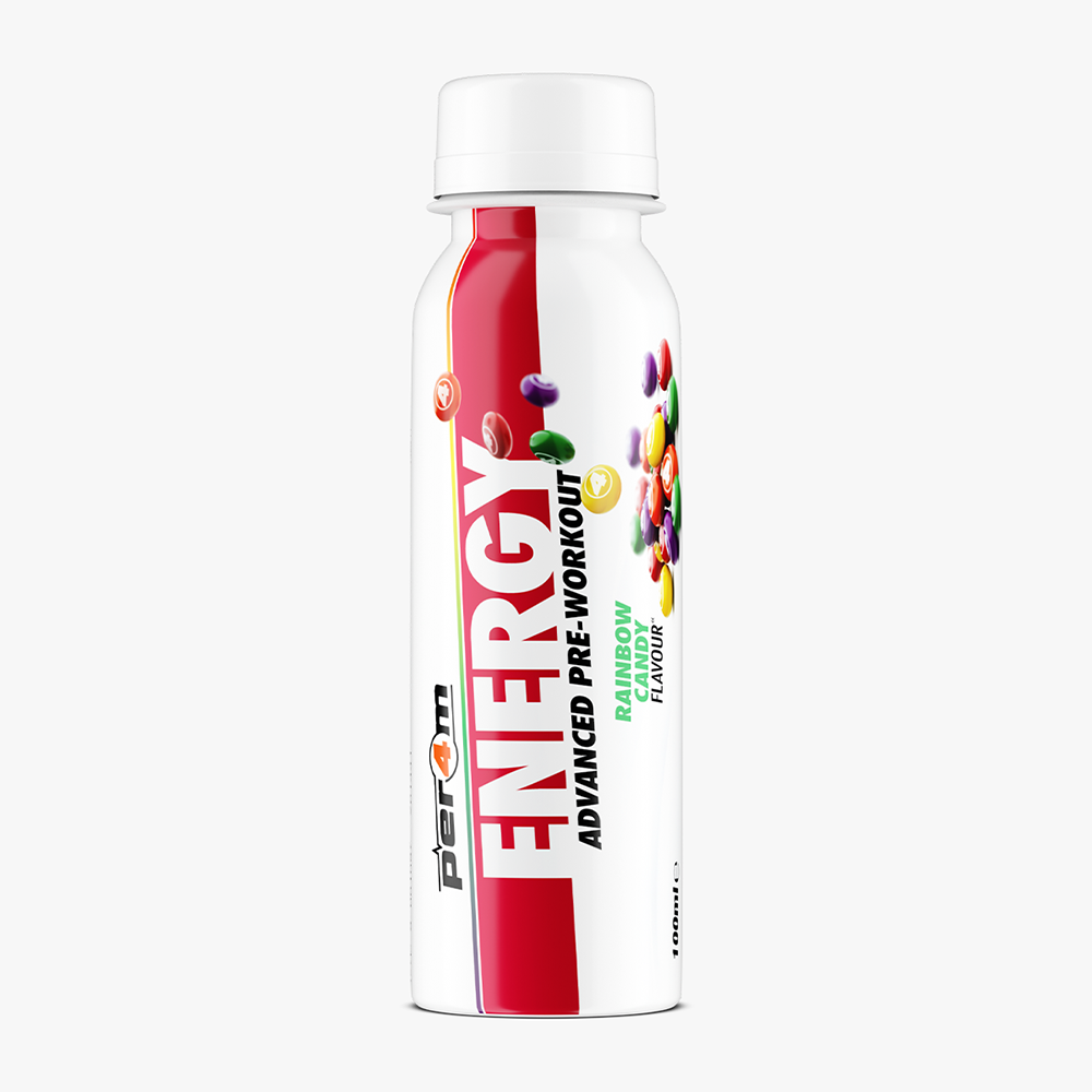 Energy Pre-Workout Shots Rainbow Candy