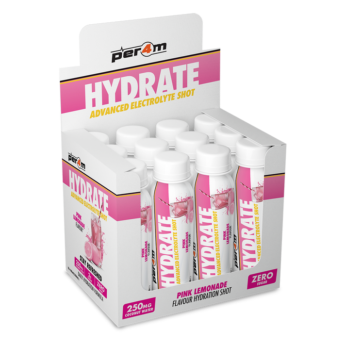Pink Lemonade Hydrate Shots | Instant Daily Hydration – Per4m Nutrition