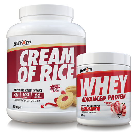 PER4M Cream Of Rice Jammy Biscuit (Free Whey 450g with 2kg CoR*)