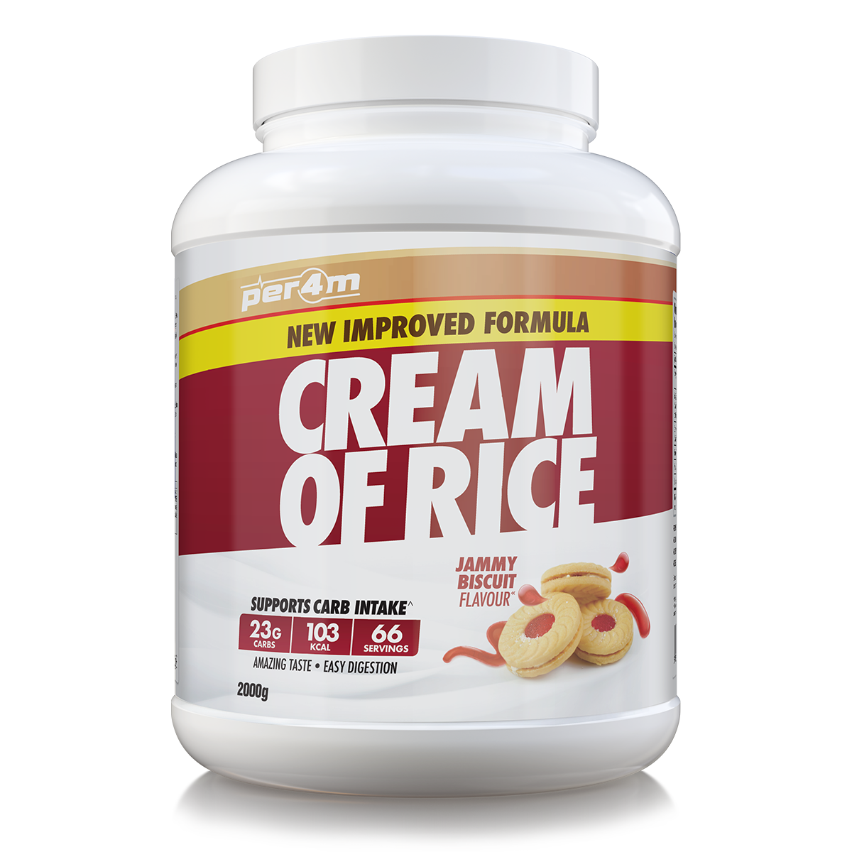 PER4M Cream Of Rice Jammy Biscuit (New Formula)