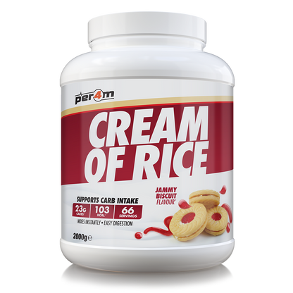 PER4M Cream Of Rice Jammy Biscuit (Free Whey 450g with 2kg CoR*)