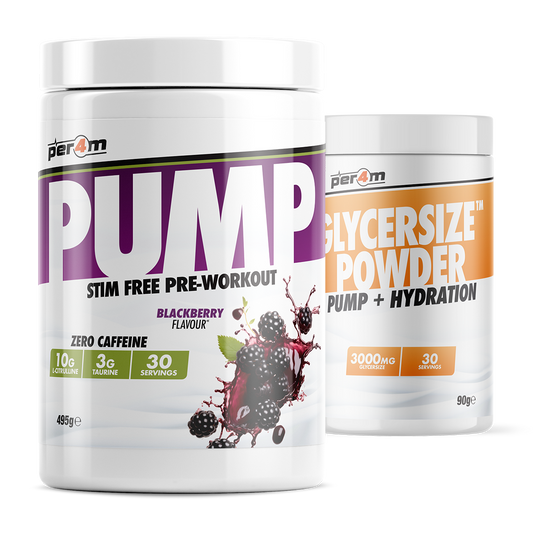 Pump Stim Free Pre Workout with Glycersize™ Blackberry
