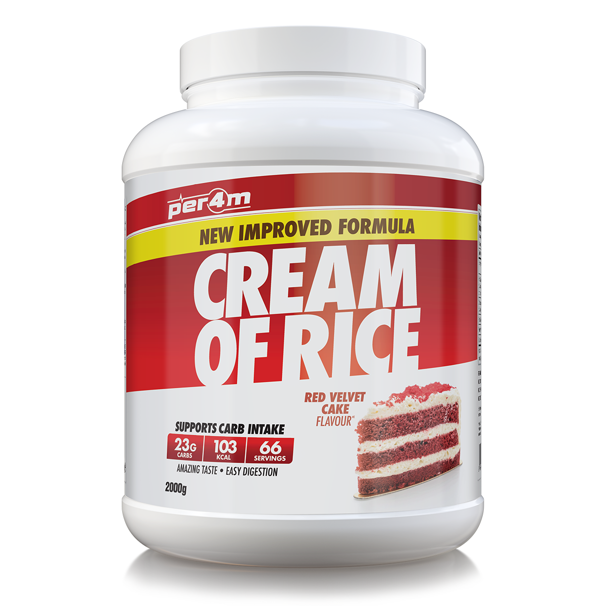 PER4M CREAM OF RICE RED VELVET CAKE (NEW FORMULA)