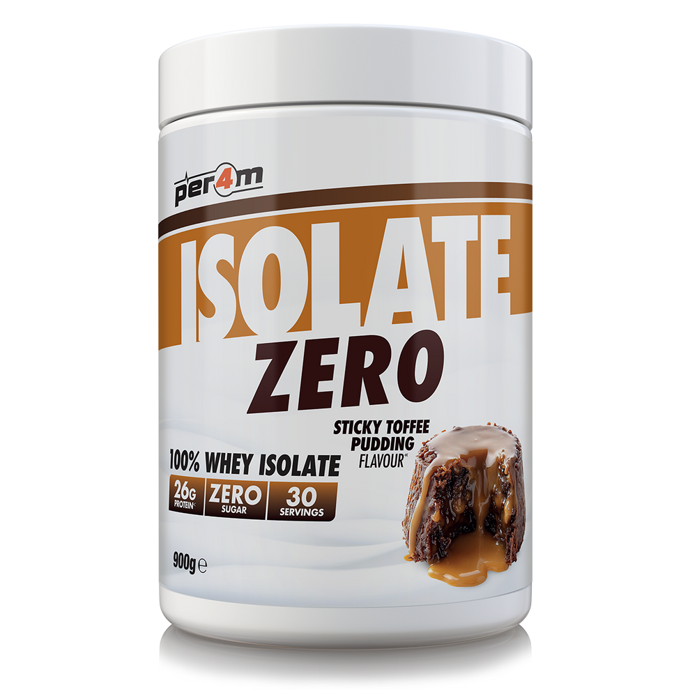 Sticky Toffee Pudding Whey Isolate Protein Powder | Per4m – Per4m Nutrition