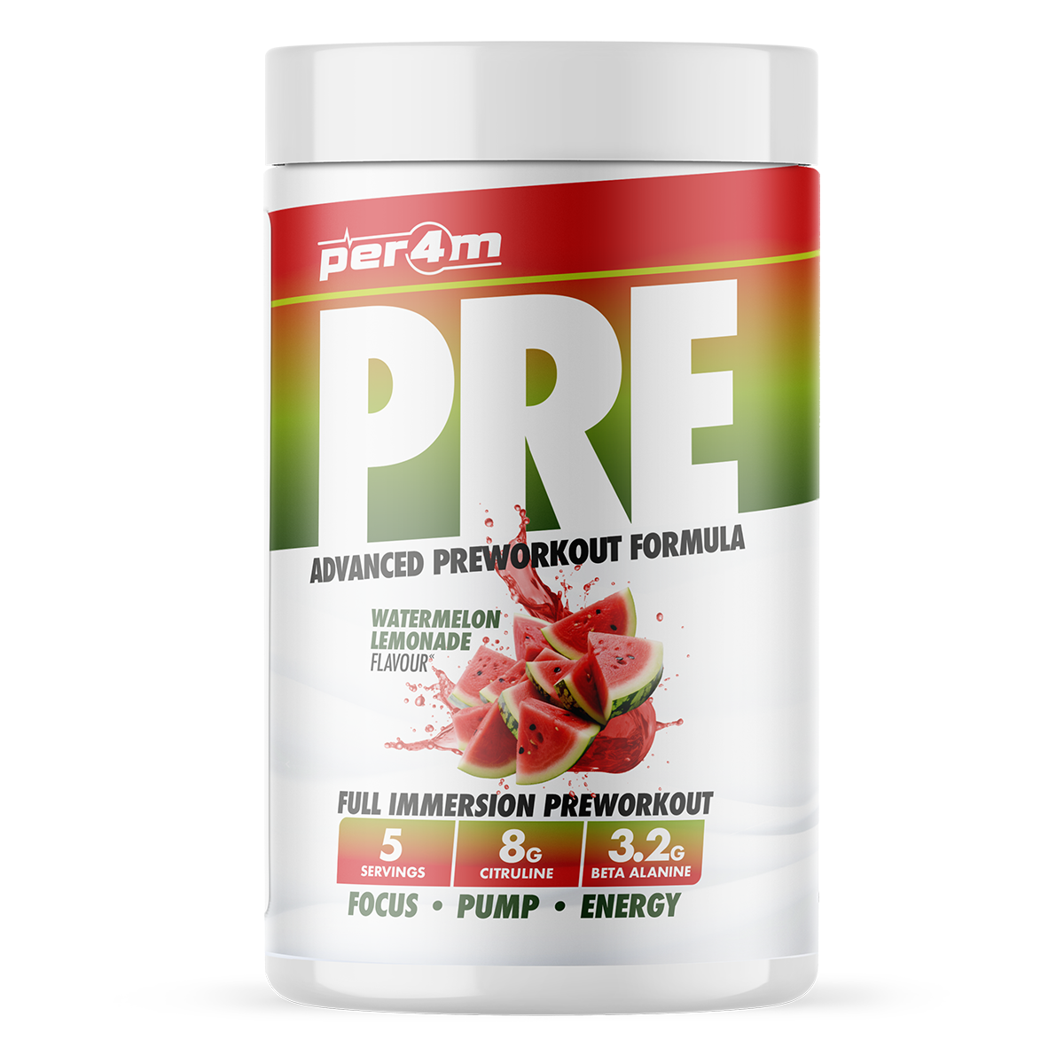 🎁 PER4M Pre Workout Stim Watermelon Lemonade (100% off)