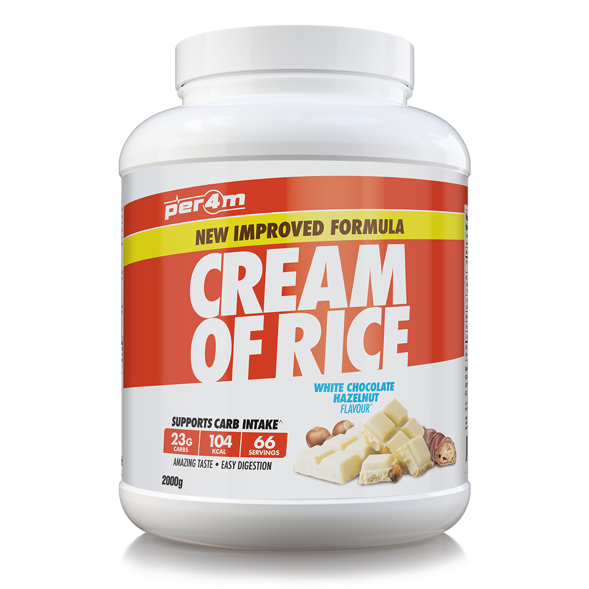 PER4M Cream Of Rice White Chocolate Hazelnut (New Formula)