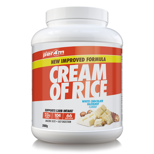 PER4M CREAM OF RICE WHITE CHOCOLATE HAZELNUT (NEW FORMULA)